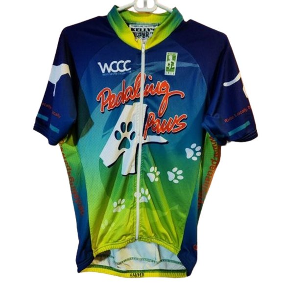 Peddaling 4 Paws Men's Cycling Jersey - Picture 1 of 4